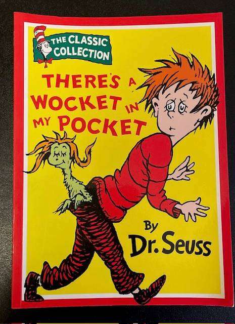 THERE'S A WOCKET IN MY POCKET - DR.SUESS - 1998 HARPER COLLINS - CLASSIC COLLECTIBLE!