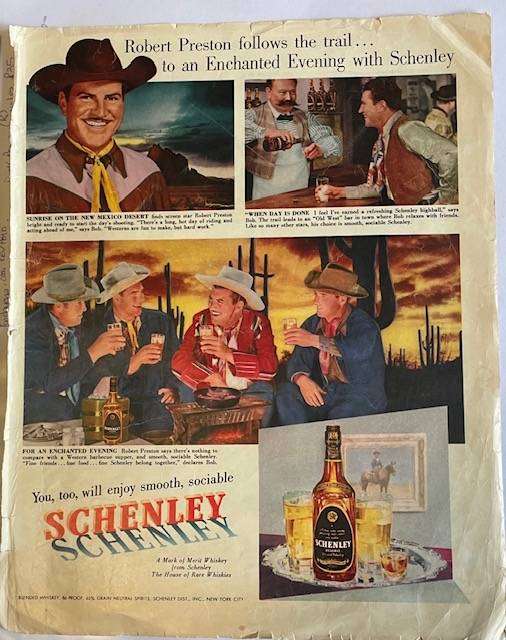 Vintage advertisement - CHESTERFIELD  - from LOOK magazine - 1950