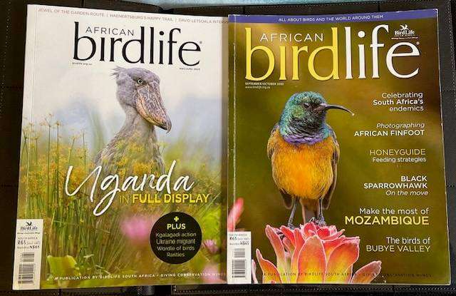 AFRICAN BIRD LIFE MAGAZINES X2 - 2022 AND 2023 - GREAT CONDITION!