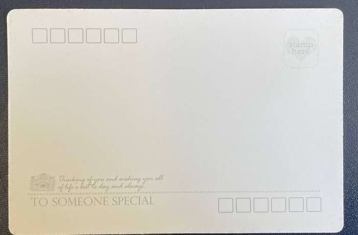 Postcard - Unusual - Modern, Vintage, eclectic. TO SOMEONE SPECIAL on the back. USA
