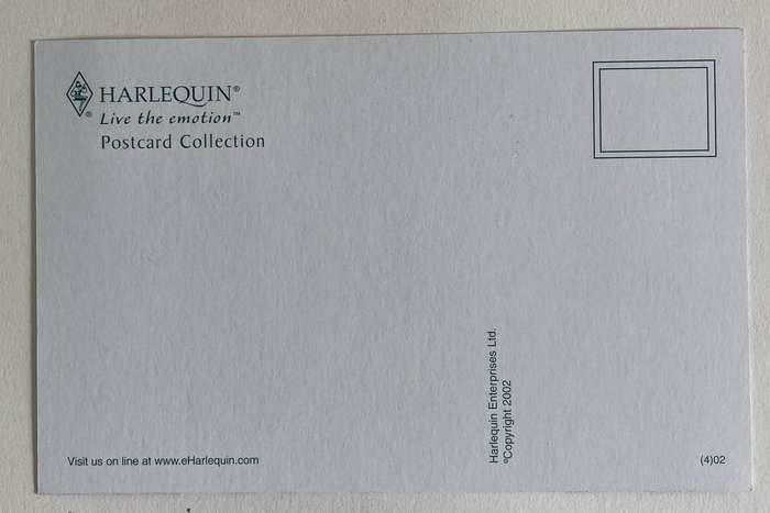 Vintage Postcard - Harlequin - Live the Emotion - 2002 - Unused. ROSES