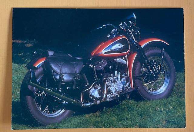 Greeting card - HARLEY - DAVIDSON - Blank large card - 2004 R. Frederick, UK - # Motorbikes