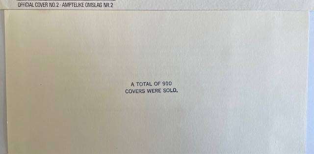 FDC South Africa CAPE TO RIO 1976 YACHT MAIL COVER # 2 - ONLY 910 SOLD! RARE