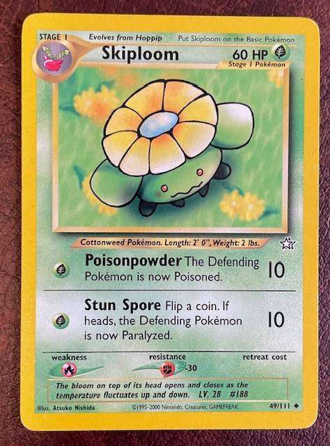 Pokémon Trading Card - SKIPLOOM - 2000 - 49/111 - UC -  LP NM