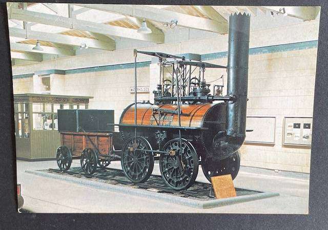 Vintage Postcard - "LOCOMOTION" 1825 - Stockton and Darlington Railway. Unused. #Trains