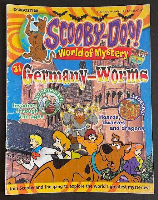 Vintage SCOOBY - DOO  World of Mystery Magazine # 31 - GERMANY - WORMS - 2005 DEAGOSTINI