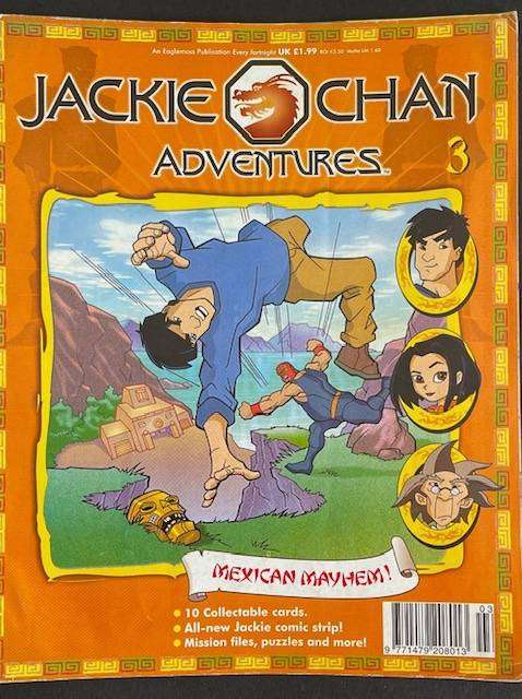 Viintage JACKIE CHAN ADVENTURES MAGAZINE #3 - 2003 EAGLEMOSS
