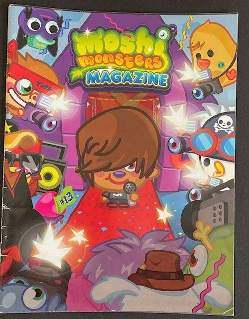 MOSHI MONSTERS MAGAZINE - ISSUE # 13 - Sought after issue! 2012 - Sky Jack publications