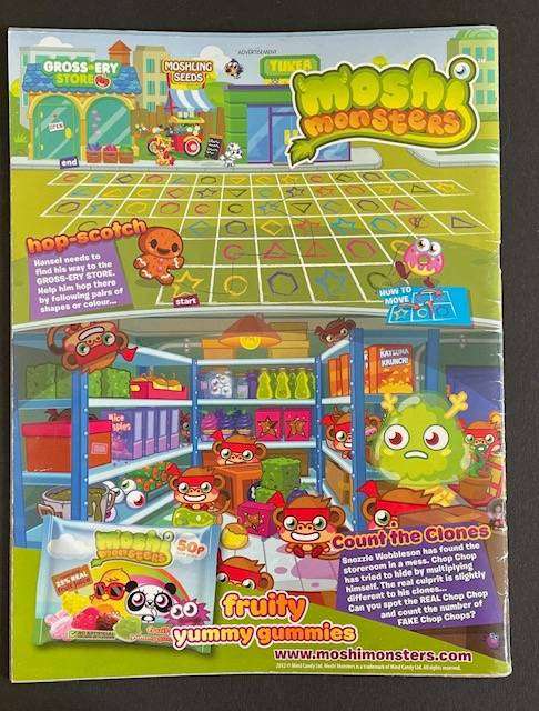 MOSHI MONSTERS MAGAZINE - ISSUE # 13 - Sought after issue! 2012 - Sky Jack publications