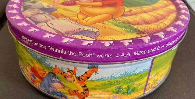 Vintage Winnie The Pooh Tin - Collectors series - # 1/24 - Great collectible!