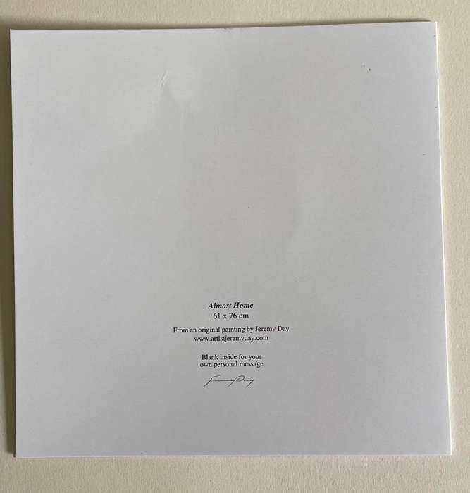 Art Card - "ALMOST HOME" - from original painting by James Day  - # TRAINS - Beautiful Card - Unused