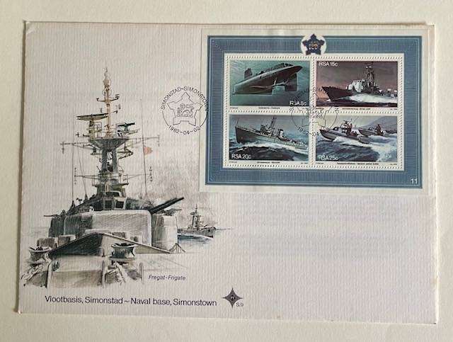 FDC South Africa - Naval Base - Simonstown - 1982 - Large envelope - S9