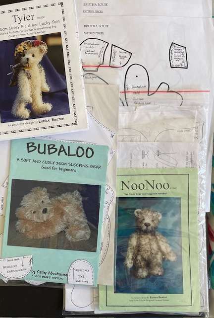 Make your own Teddy Bears! Bubaloo, Noo-noo, Tyler and Brutha Louie patterns. - Bulk lot!