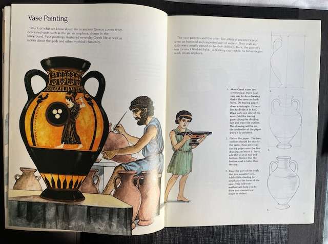 Drawing History - ANCIENT GREECE - 1989 - Scholastic - E. Raphael & D. Bolognese