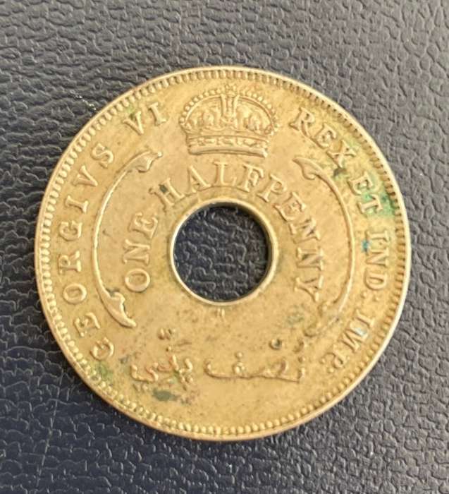 British West Africa - half pence - 1947 - KM #18