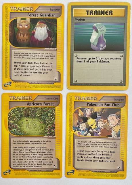 Pokémon Trainers x4 - all LP