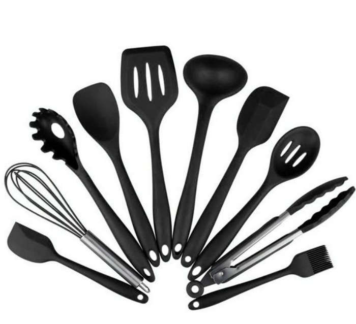 BURRAAQ TRANDING/ SILICONE KITCHEN SET OF 10 PIC