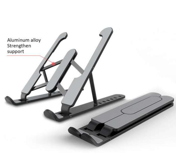 BURRAAQ TRANDING/ CELLTIME X STAND 2 ADJUSTABLE PLASTIC FOLDABLE COOL PORTABLE LAPTOP STAND