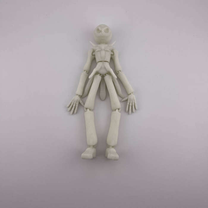 Articulated Jack Skellington Toy Glow in the Dark