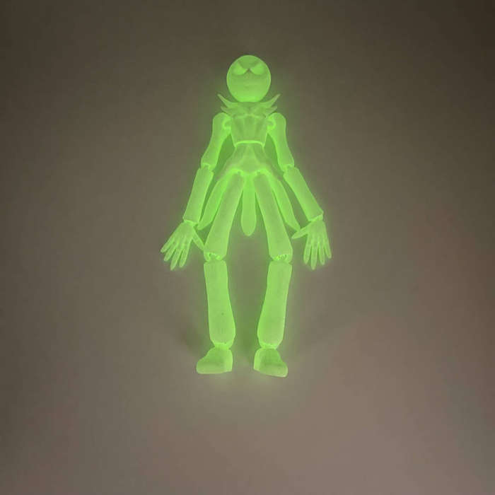 Articulated Jack Skellington Toy Glow in the Dark