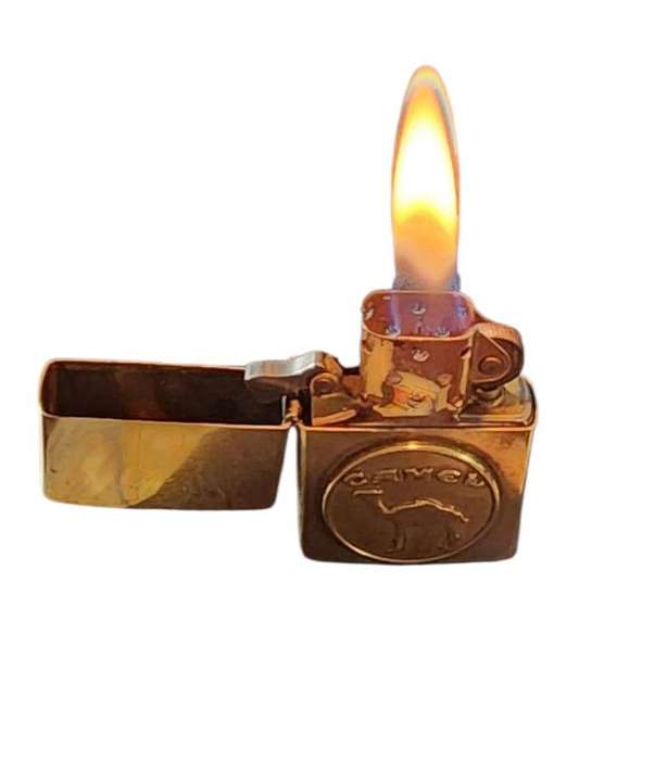 VINTAGE ZIPPO BRONZE 1932-1992 LIGHTER.BRONZE INNER PARTS.LEATHER POUCH.