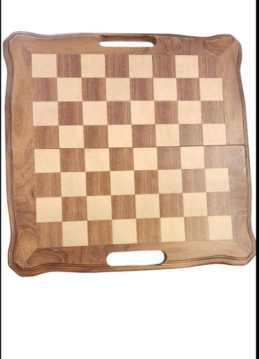 3-in-1 FOLDING TRAVEL SET | Acacia & Boxwood | Chess, Checkers & Backgammon | 30cm | 12"