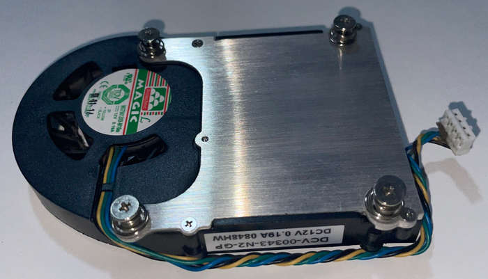 GPU Graphic card heat sink and fan, mounting hole 52.5 x 52.5mm