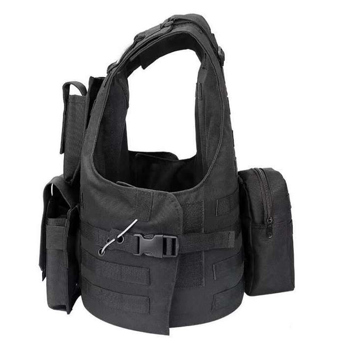 Tactical Vest Adjustable Military Molle Assault Combat Gear Swat Plate Carrier
