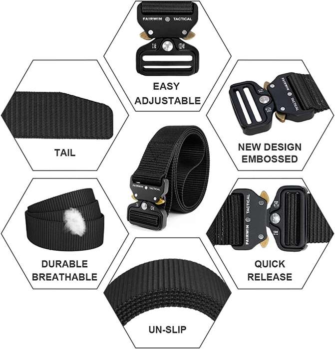 Black Velcro Cap and Black Belt Combo Gift Box Set