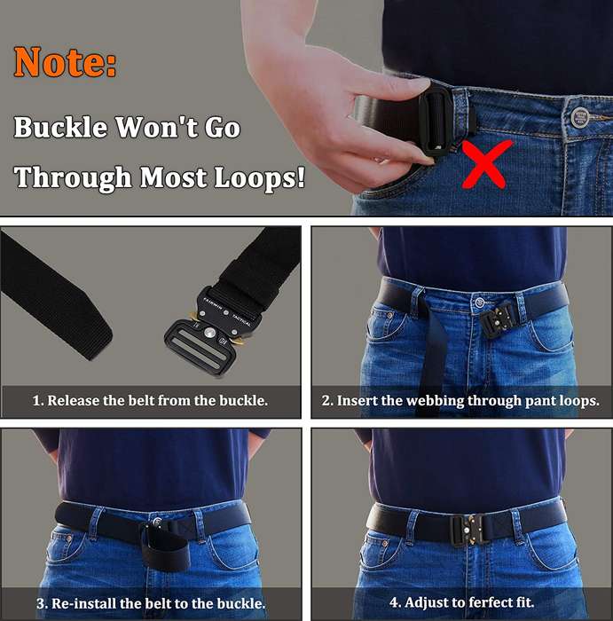 Black Velcro Cap and Black Belt Combo Gift Box Set