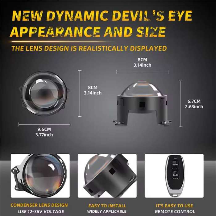 Devil's Eye Modified Fog Lights/Headlights