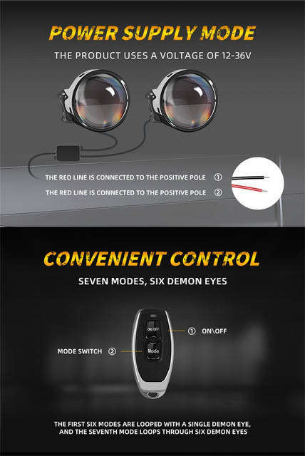 Devil's Eye Modified Fog Lights/Headlights