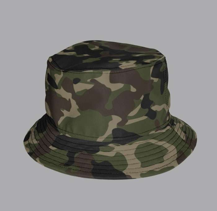 Bucket Hat Camouflage Woodland Camo Headwear