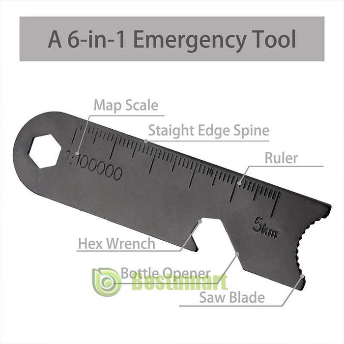 Magnesium Fire Starter set with carry pouch