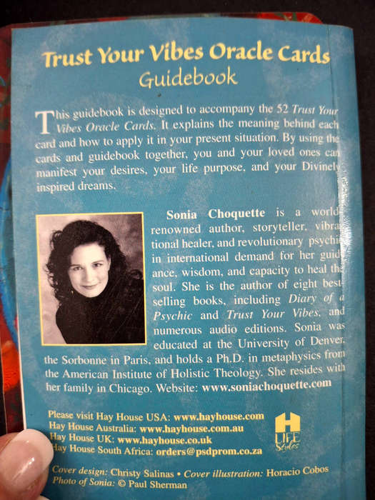 Trust your vibes by Sonia Choquette