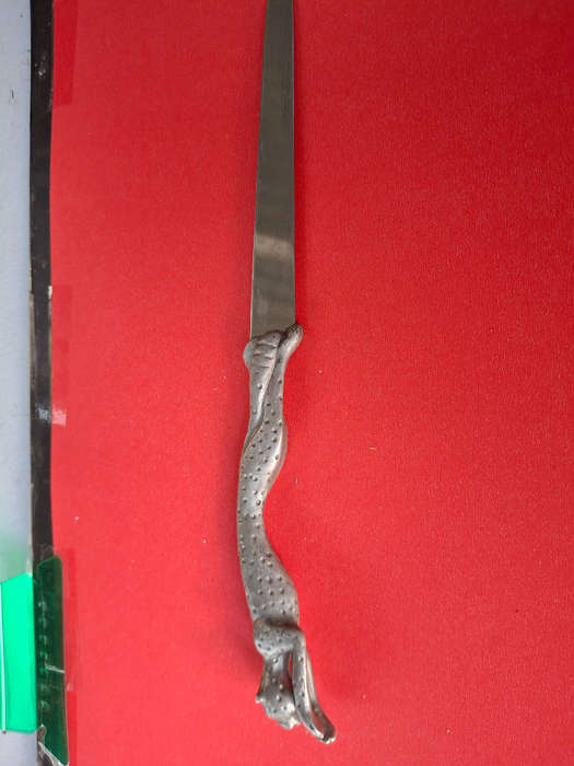 Cheetah letter opener by Diana Carmichael