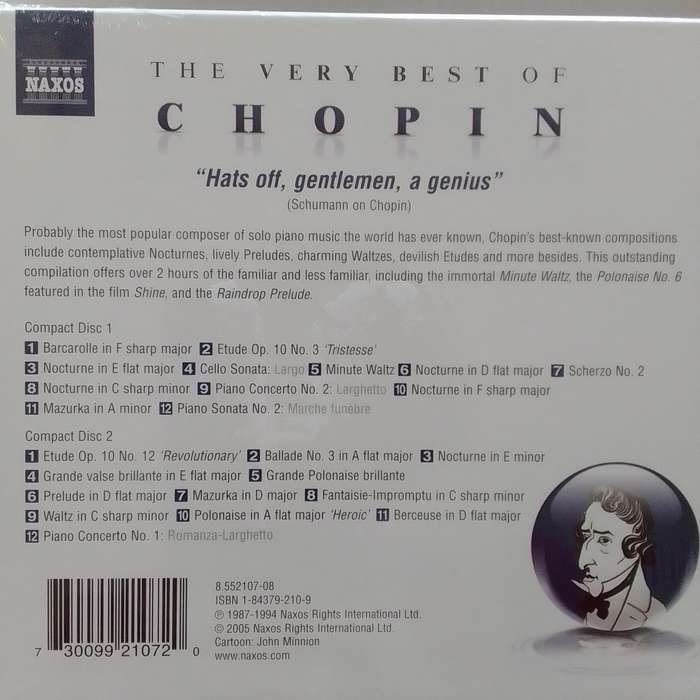 Chopin (CD) The Very Best Of (New)