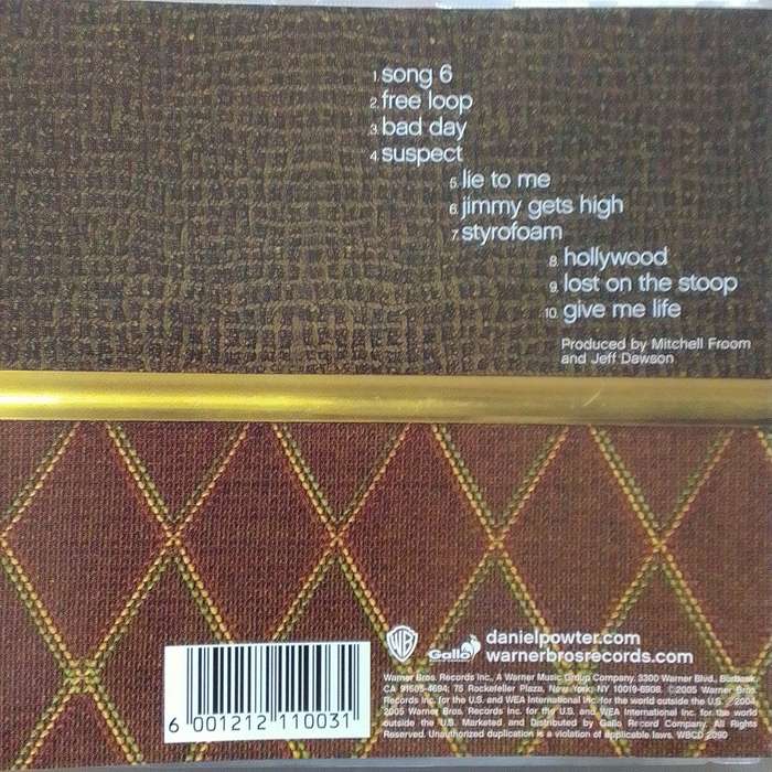 Daniel Powter (CD) Daniel Powter