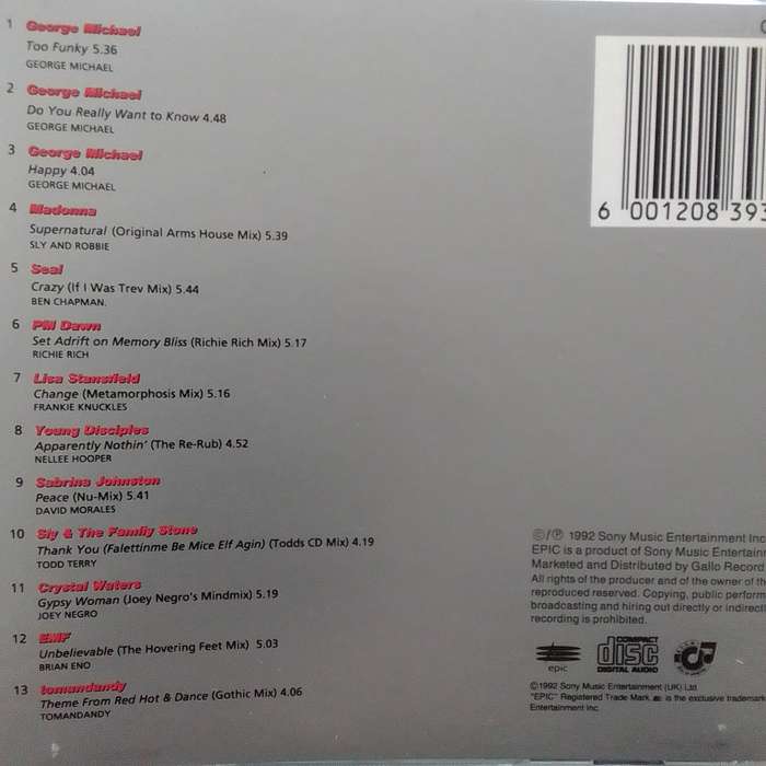 Red Hot + Dance (CD) Compilation