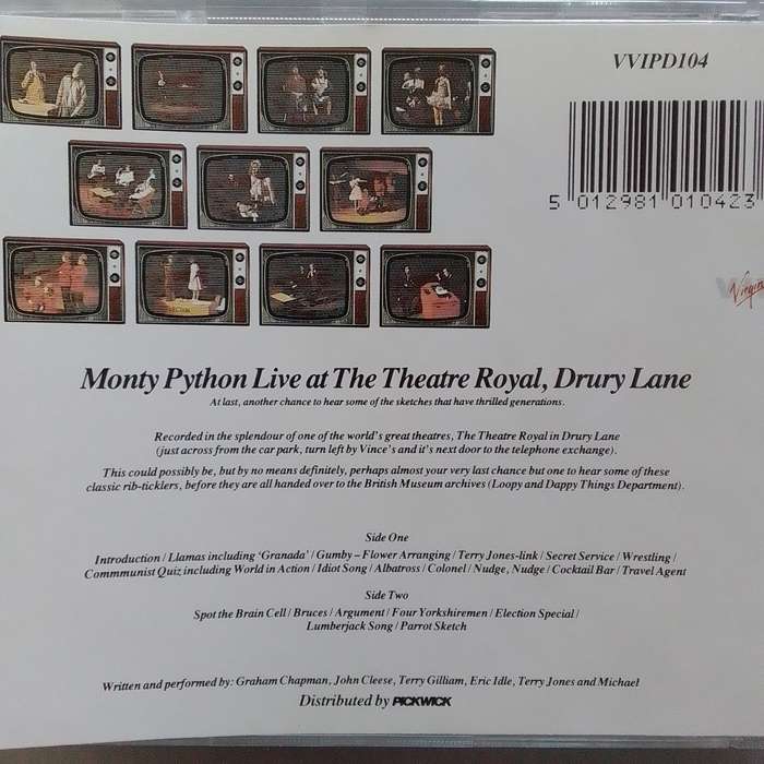 Monty Python (CD) Live At Drury Lane