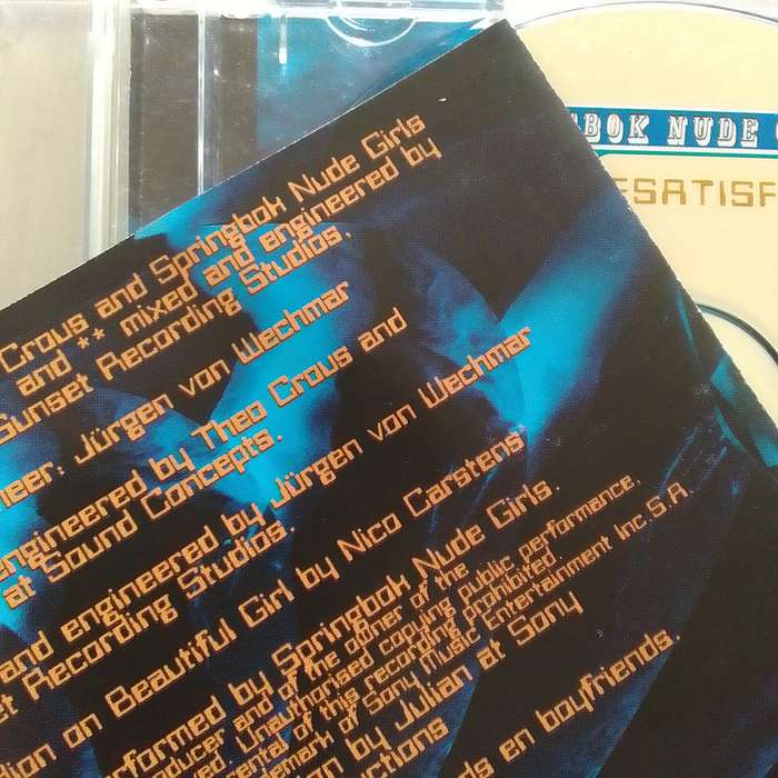 Springbok Nude Girls (CD) AfterLifeSatisfaction