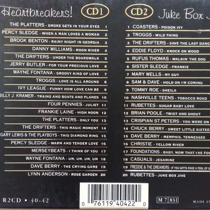 Heartbreaker Hits (CD) Of The 50s, 60s & 70s!