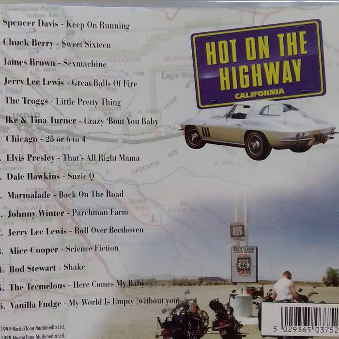 Hot On The Highway (CD) California - Compilation