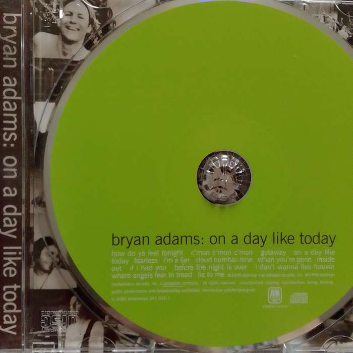 Bryan Adams (CD) On A Day like Today