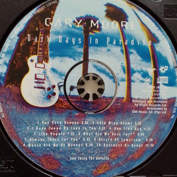 Gary Moore (CD) Dark Days In Paradise