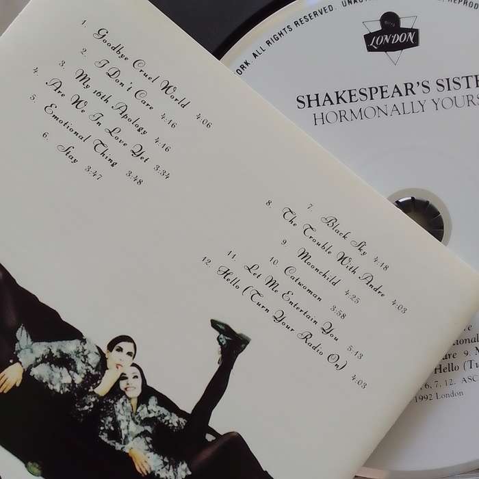 Shakespear's Sister (CD) Hormonally Yours