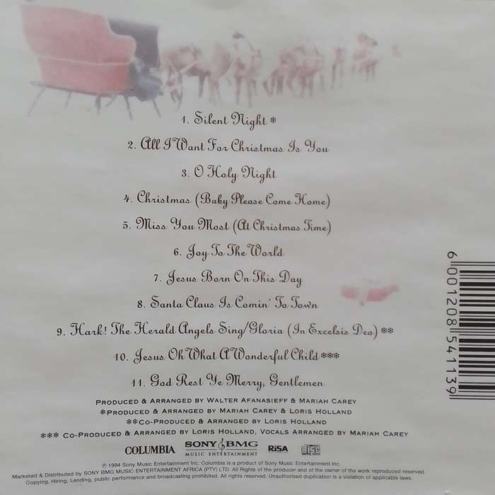 Mariah Carey (CD) Merry Christmas