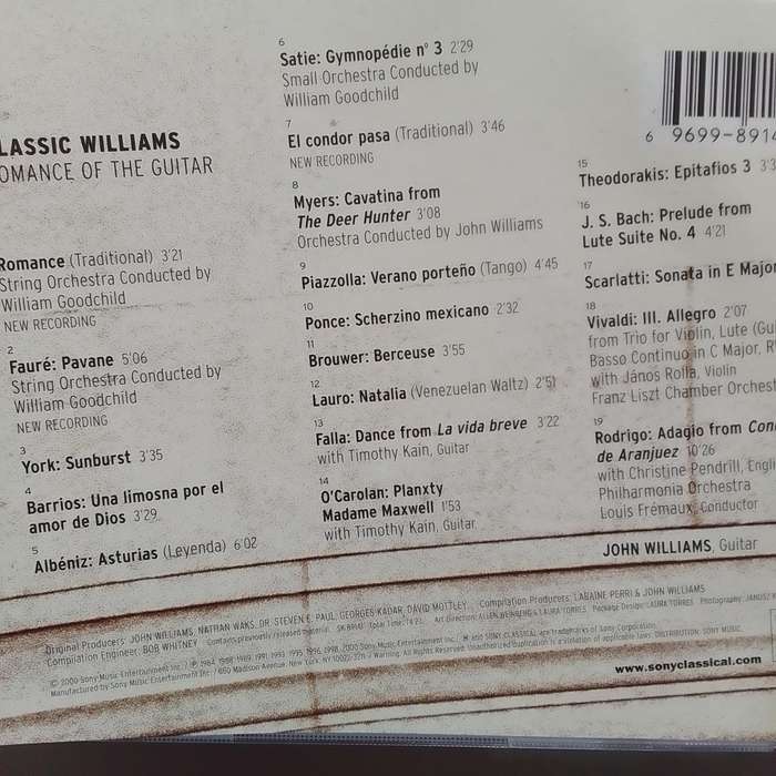 John Williams (CD) Classic Williams - Romance Of The Guitar
