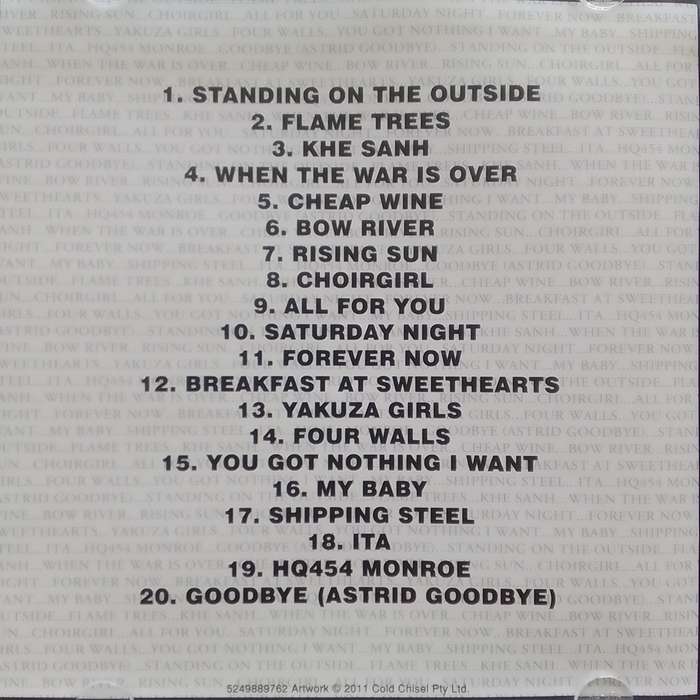 Cold Chisel (CD) All For You  The Best Of