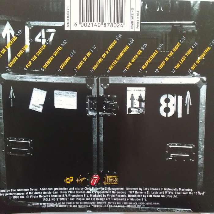 The Rolling Stones (CD) No Security